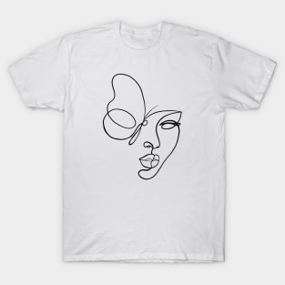 Butterfly Woman T-Shirt